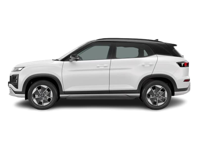Atlas White with Titanium Black Roof
